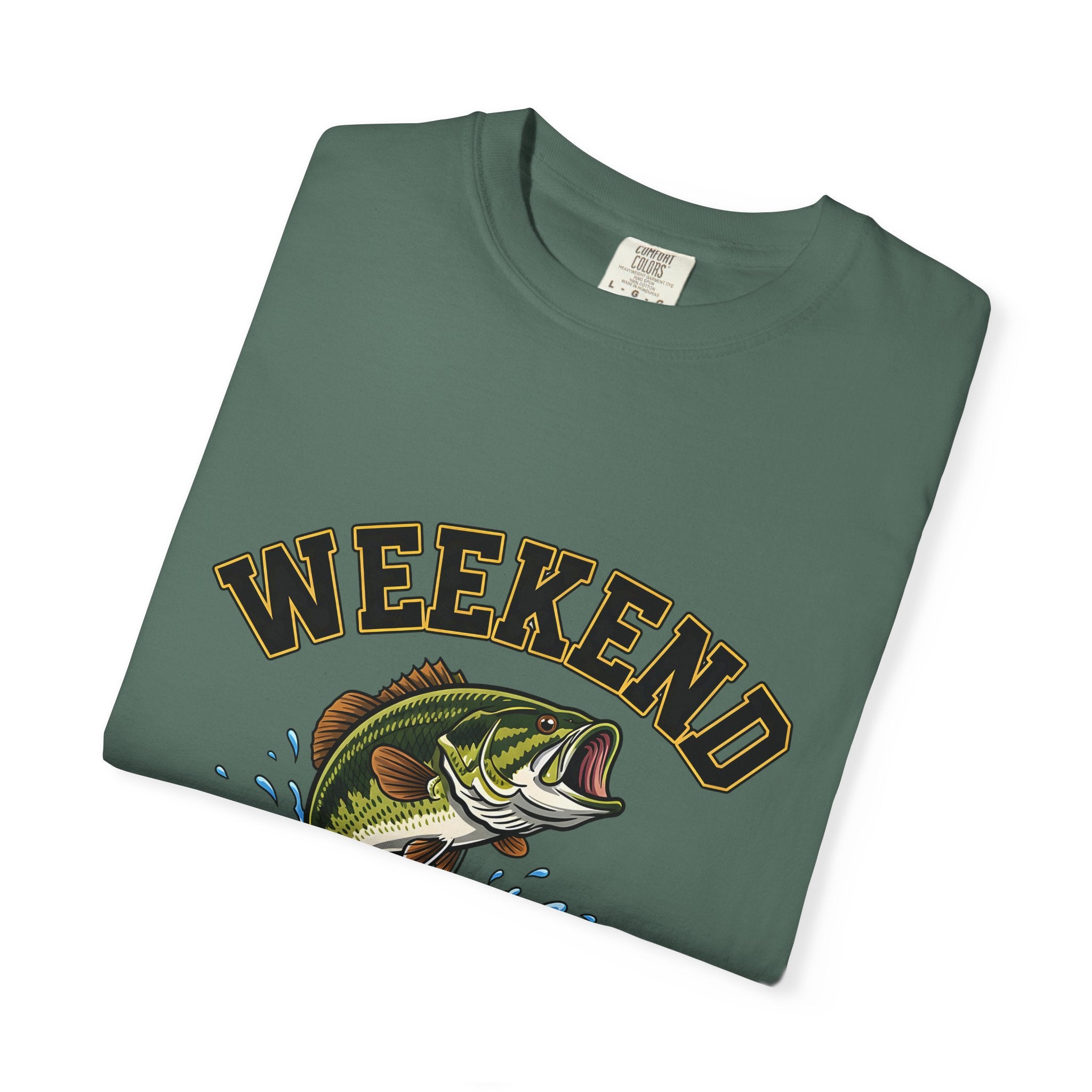 Weekend Hooker Fishing T-Shirt — Bass Graphic Tee for Anglers