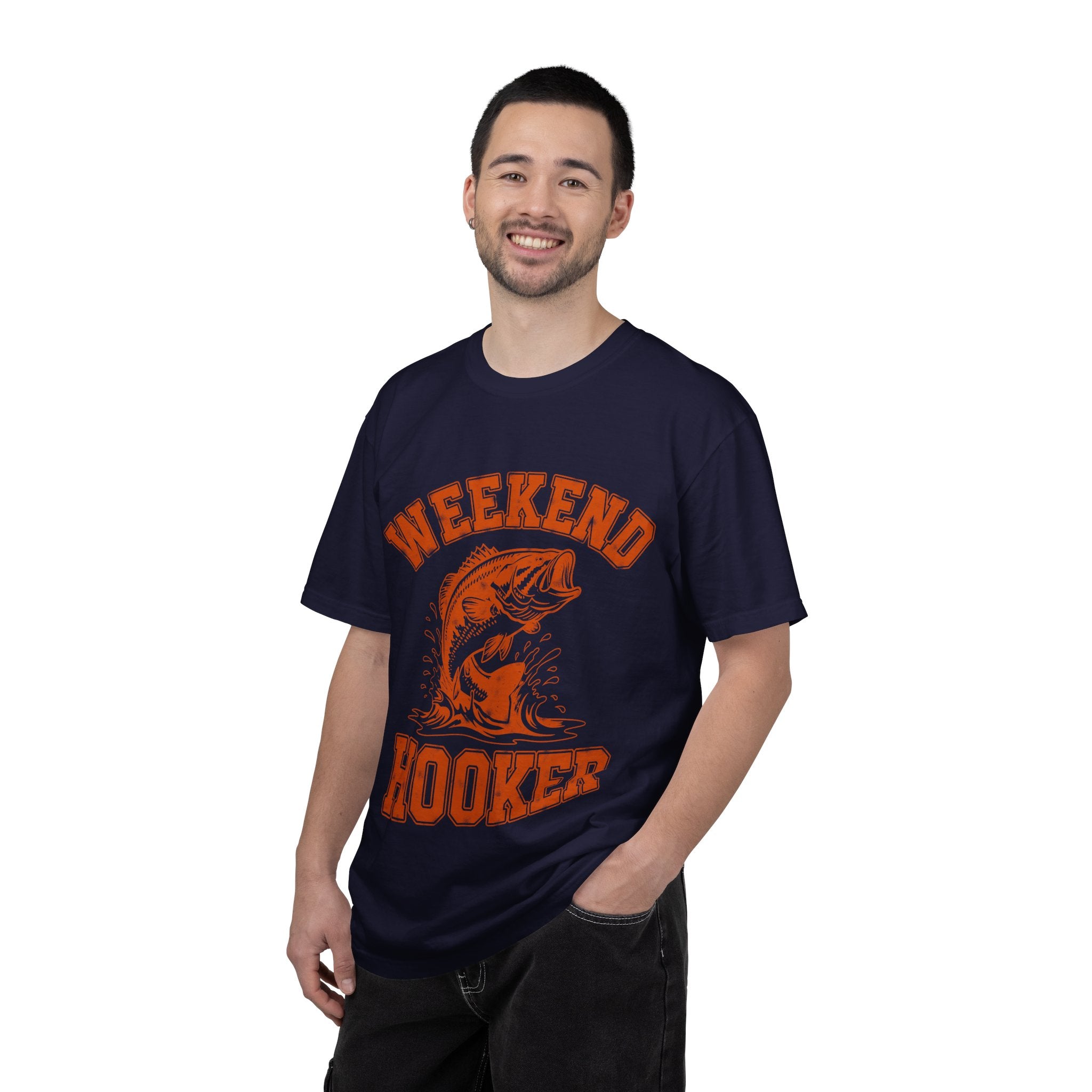 Weekend Hooker Fishing T-Shirt — Bass Graphic Tee for Anglers