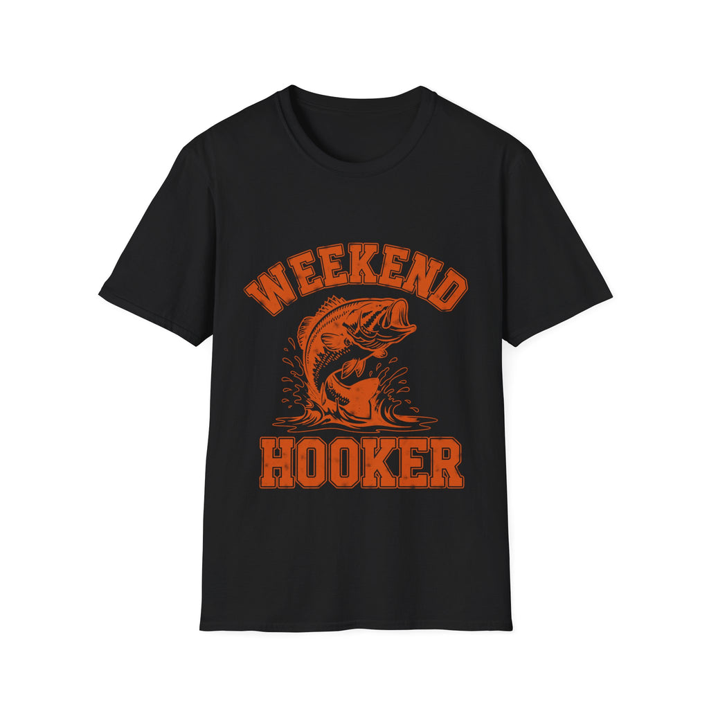 Weekend Hooker T-Shirt – Funny Bass Fishing
