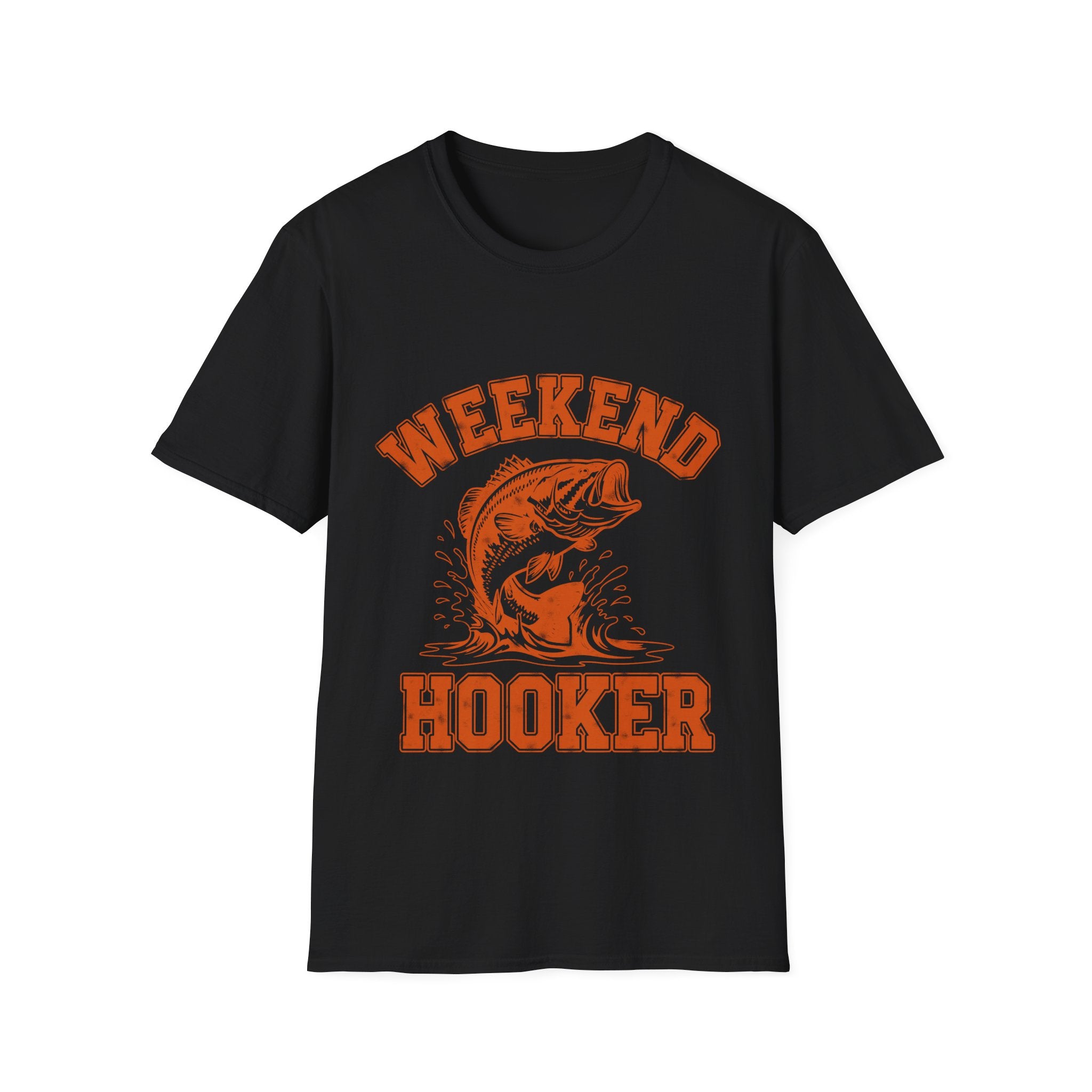 Weekend Hooker T-Shirt – Funny Bass Fishing