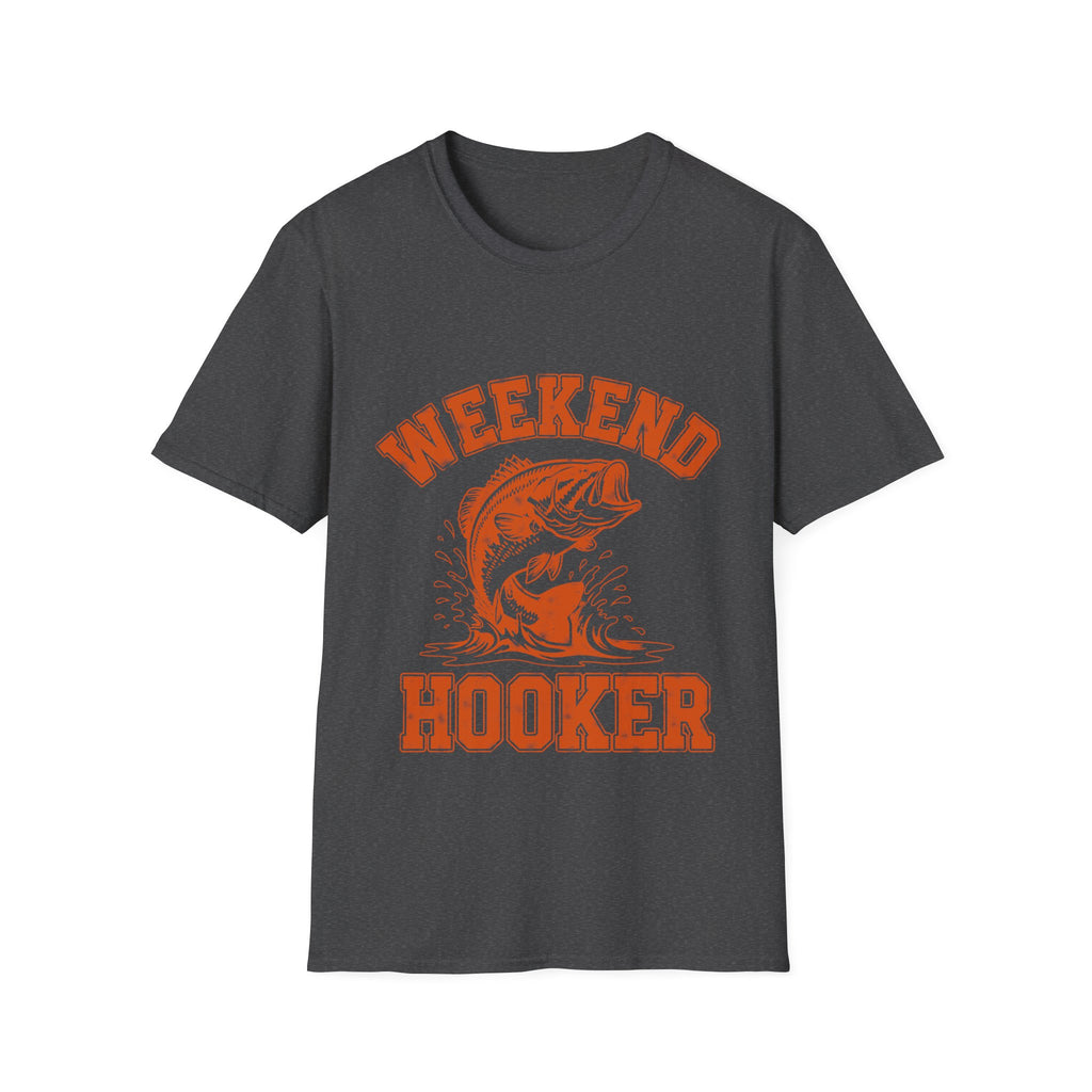 Weekend Hooker T-Shirt – Funny Bass Fishing
