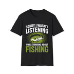 Thinking About Fishing Funny T-Shirt