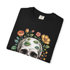 Floraler Totenkopf – Gotische Botanische Kunst