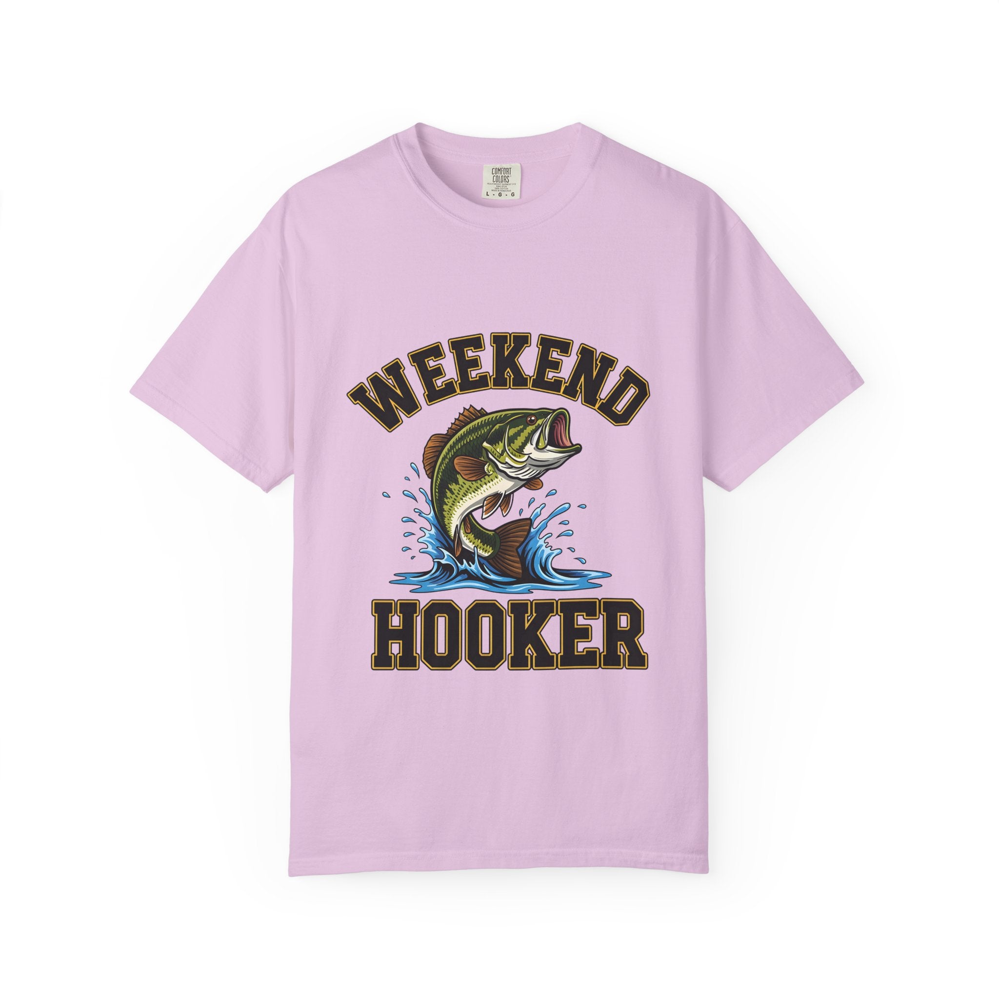 Weekend Hooker Fishing T-Shirt — Bass Graphic Tee for Anglers