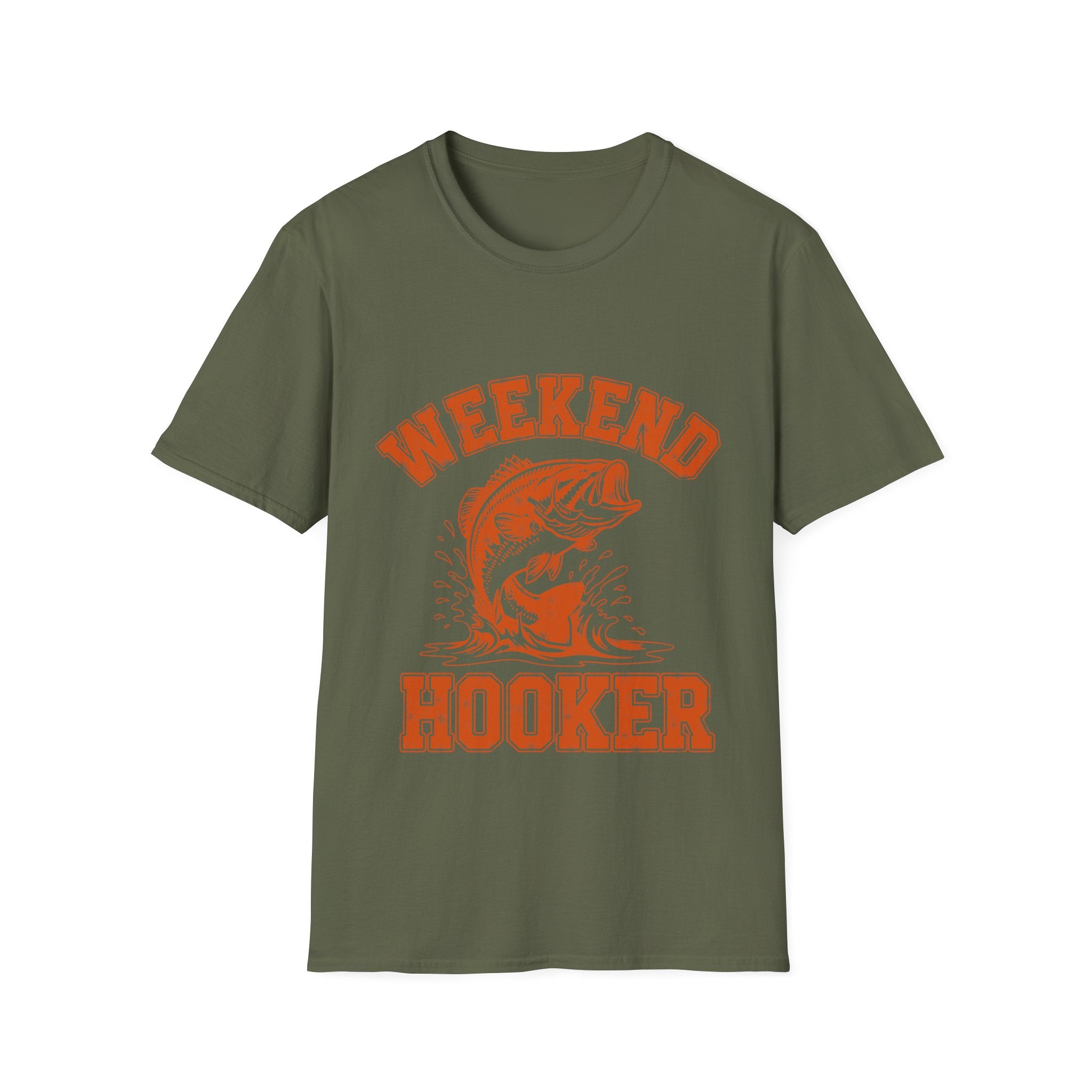 Weekend Hooker T-Shirt – Funny Bass Fishing