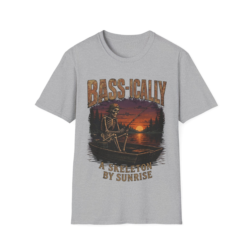Bass-ically A Skeleton By Sunrise T-Shirt