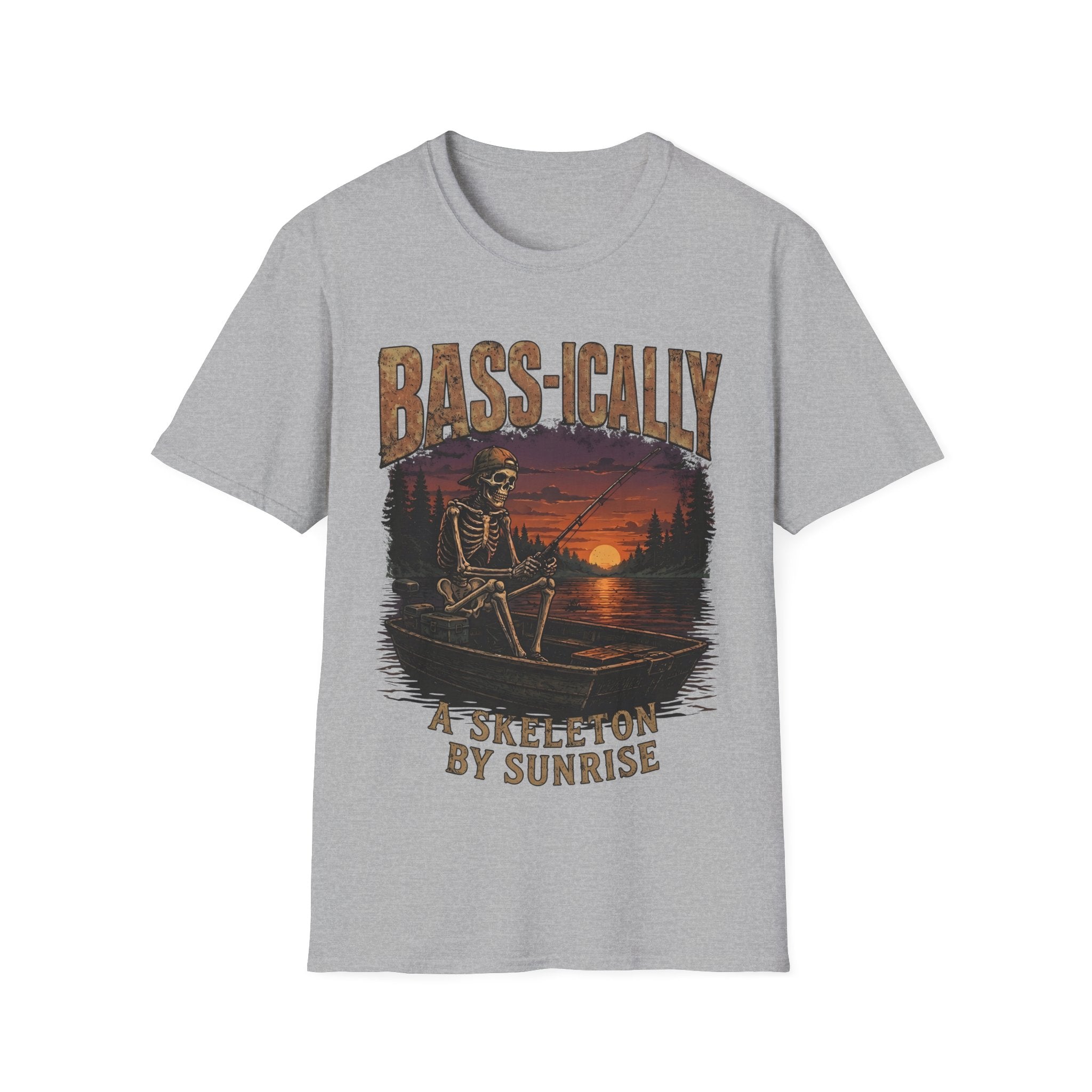 Bass-ically A Skeleton By Sunrise T-Shirt
