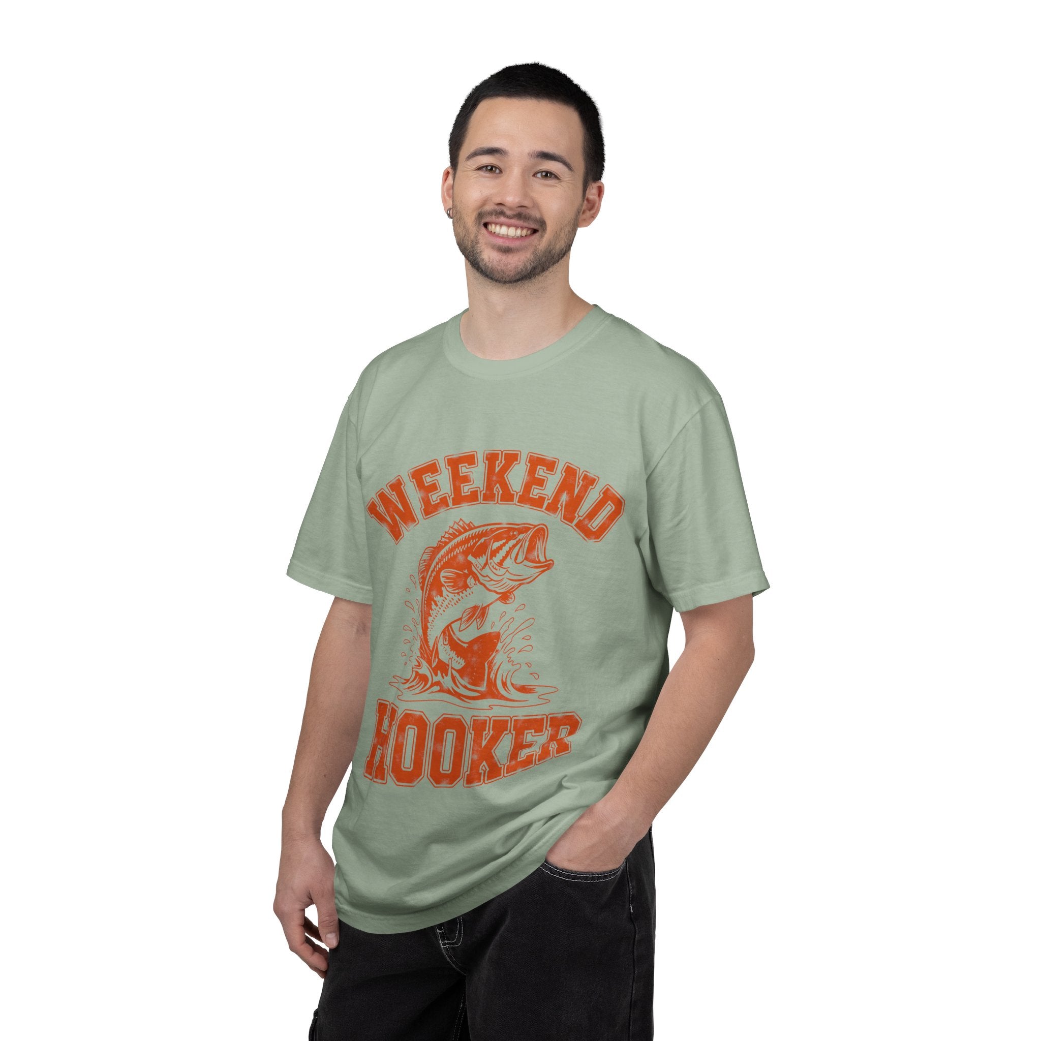 Weekend Hooker Fishing T-Shirt — Bass Graphic Tee for Anglers