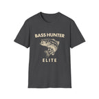 Bass Hunter Elite Vintage Fishing Angler T-Shirt