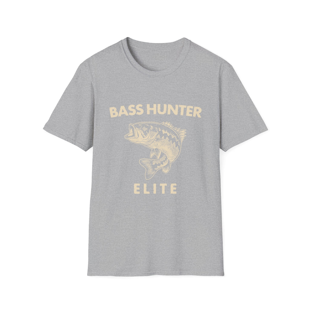 Bass Hunter Elite Vintage Fishing Angler T-Shirt