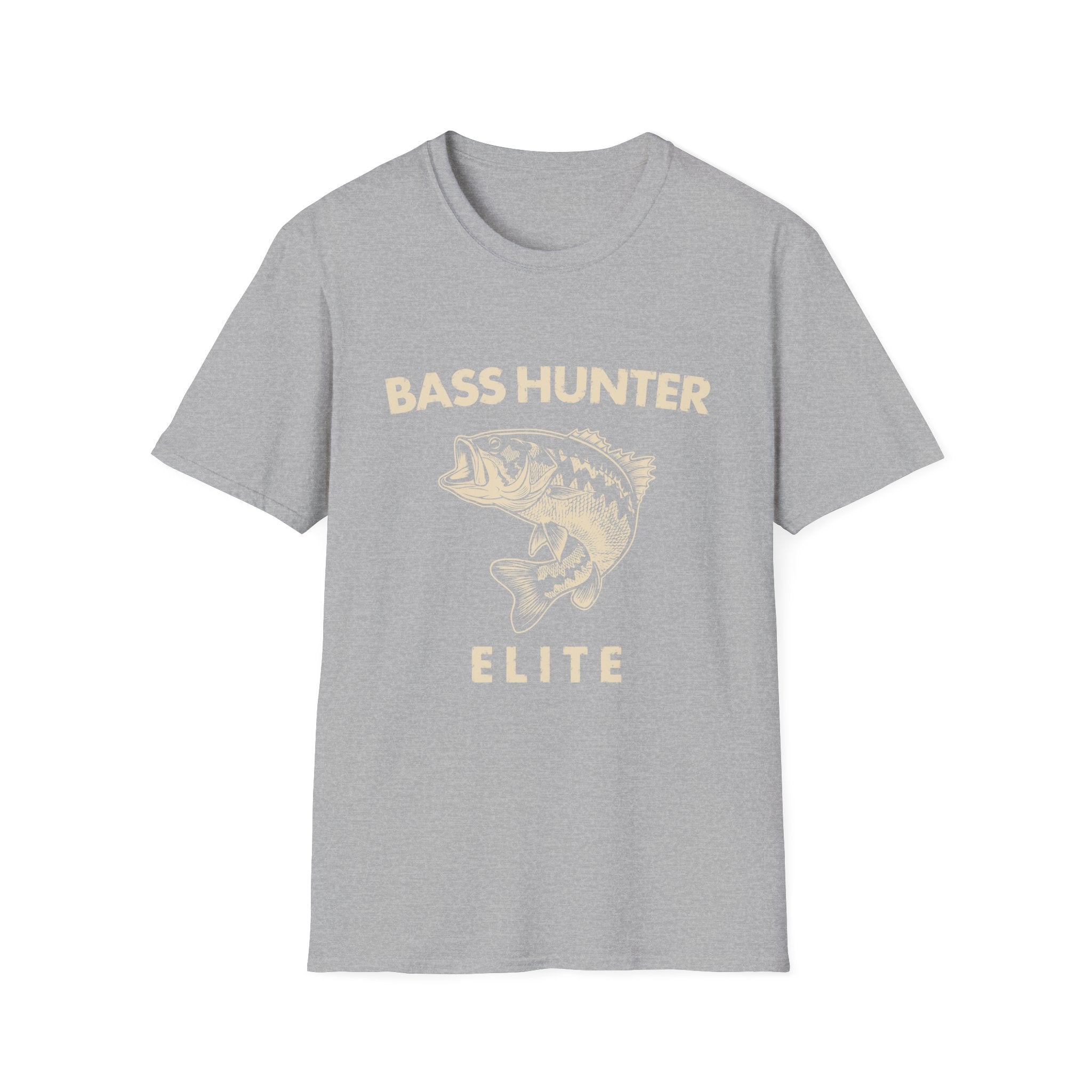Bass Hunter Elite Vintage Fishing Angler T-Shirt