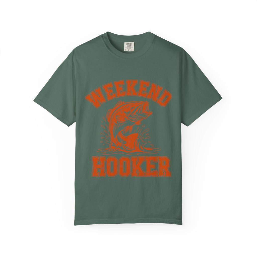 Weekend Hooker Fishing T-Shirt — Bass Graphic Tee for Anglers