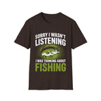 Thinking About Fishing Funny T-Shirt