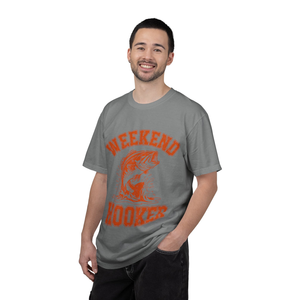 Weekend Hooker Fishing T-Shirt — Bass Graphic Tee for Anglers
