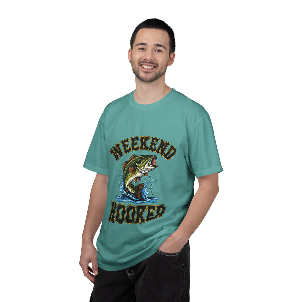 Weekend Hooker Fishing T-Shirt — Bass Graphic Tee for Anglers