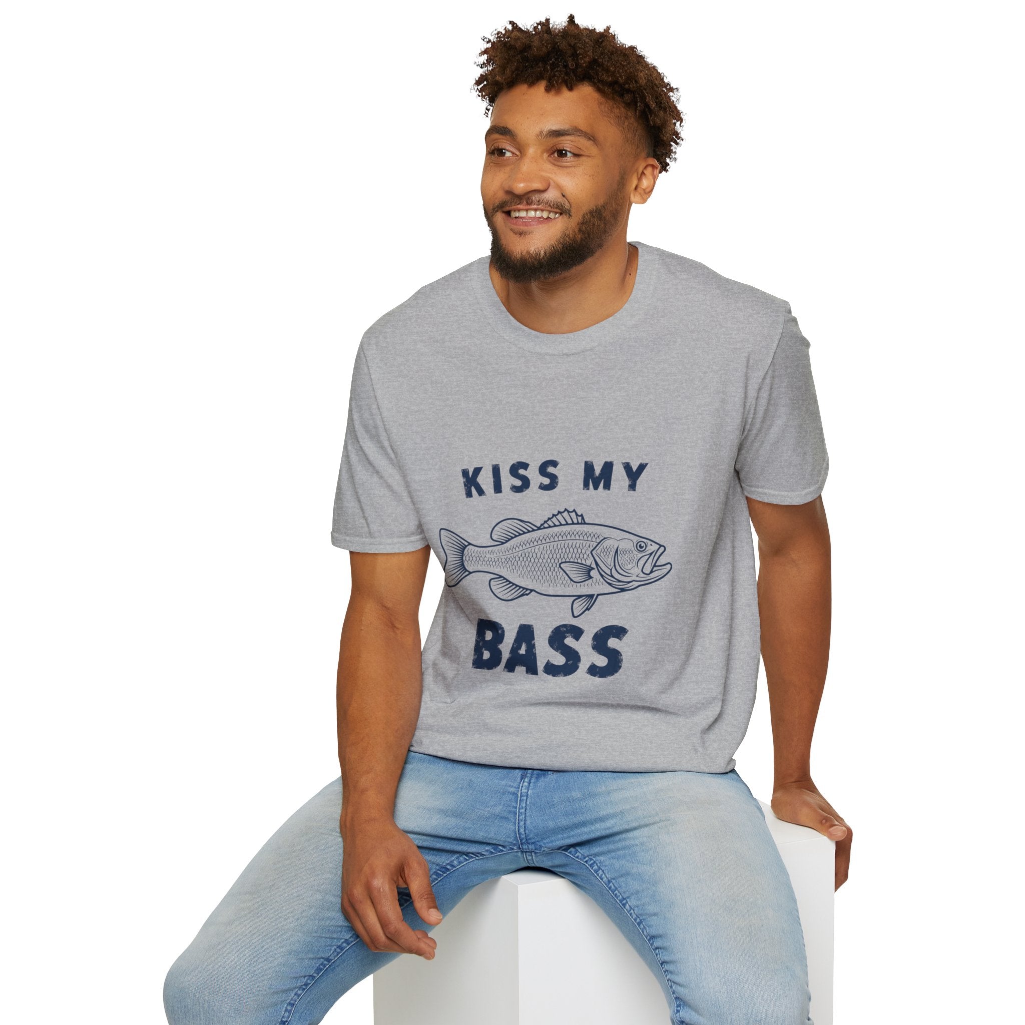 Kiss My Bass T-Shirt — Funny Fishing Tee for Anglers