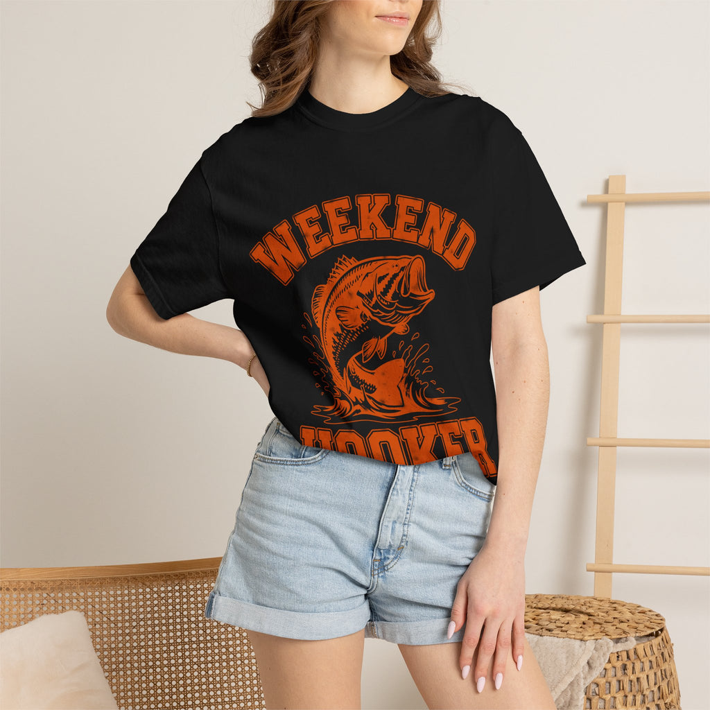 Weekend Hooker Fishing T-Shirt — Bass Graphic Tee for Anglers