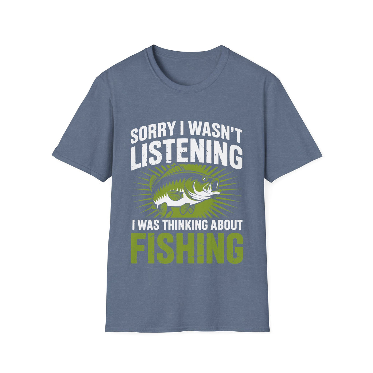 Thinking About Fishing Funny T-Shirt