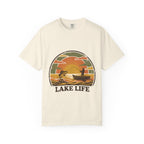 Lake Life T-Shirt — Retro Sunset Fishing Graphic Tee