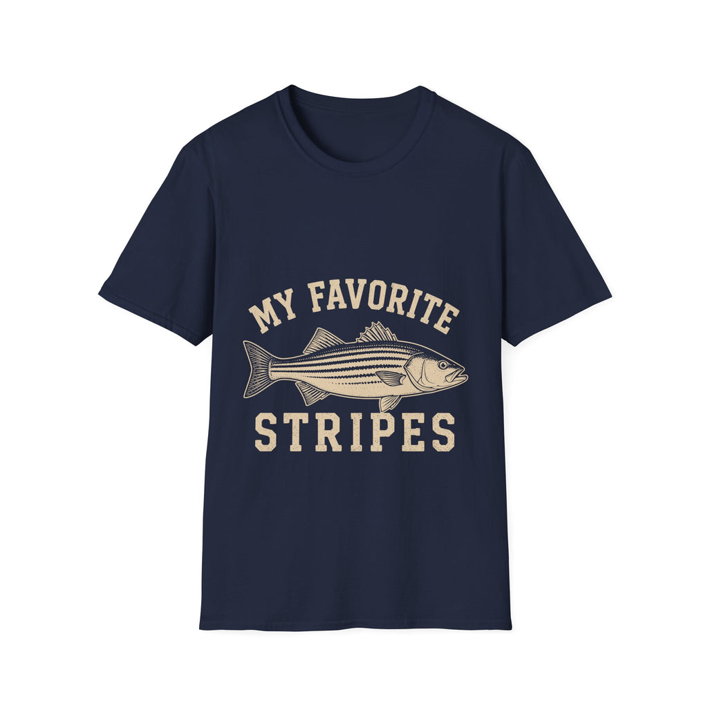 My Favorite Stripes T-Shirt – Vintage Striped Bass