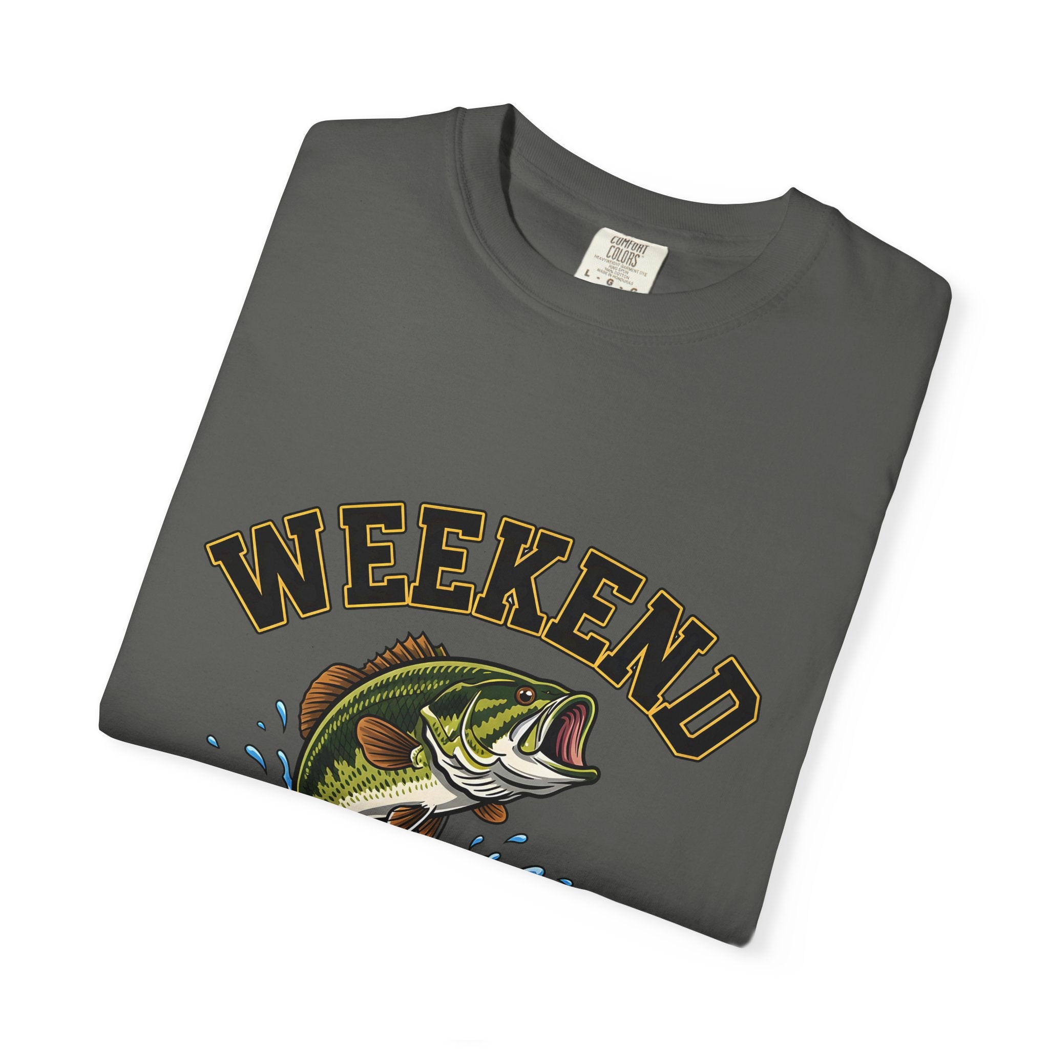 Weekend Hooker Fishing T-Shirt — Bass Graphic Tee for Anglers