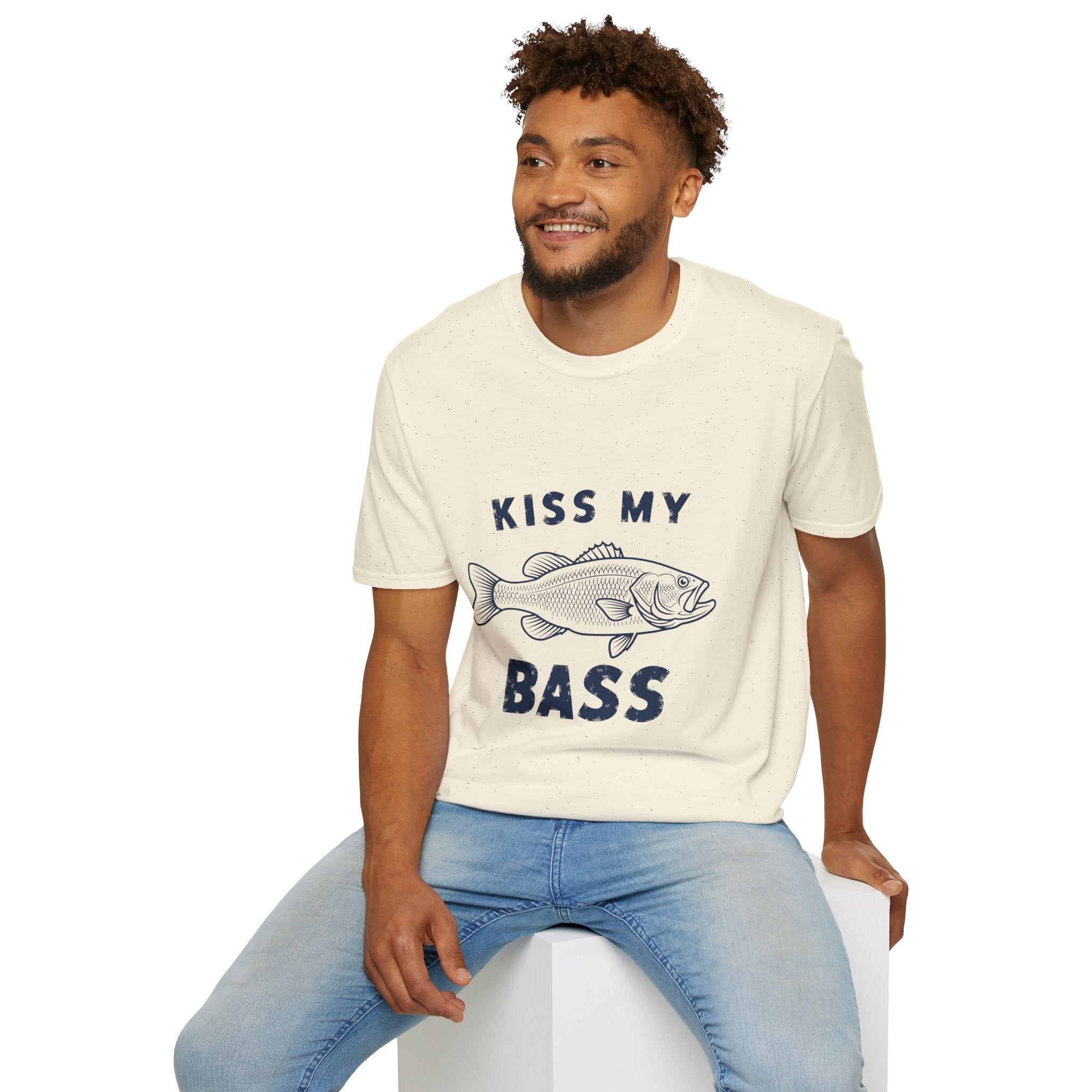 Kiss My Bass T-Shirt — Funny Fishing Tee for Anglers