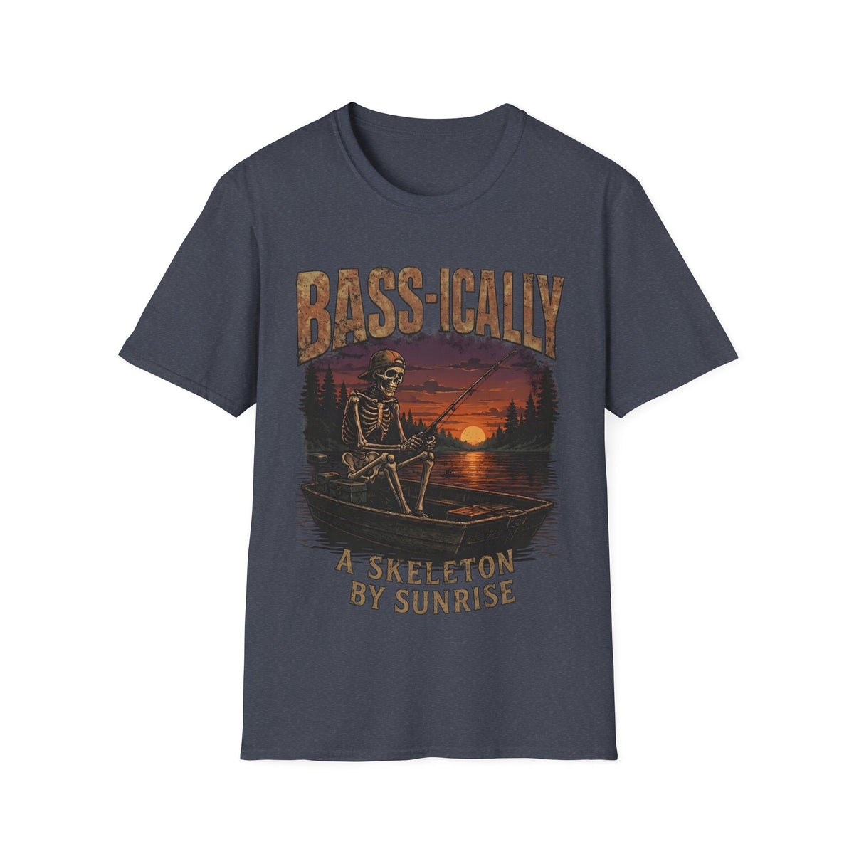 Bass-ically A Skeleton By Sunrise T-Shirt