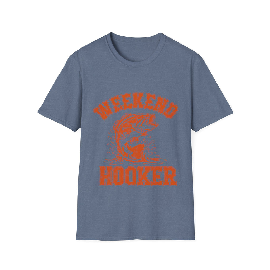 Weekend Hooker T-Shirt – Funny Bass Fishing