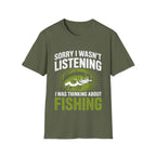 Thinking About Fishing Funny T-Shirt