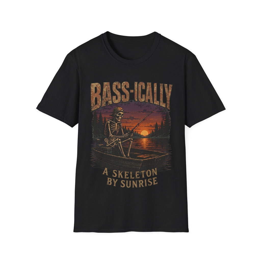 Bass-ically A Skeleton By Sunrise T-Shirt