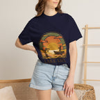 Lake Life T-Shirt — Retro Sunset Fishing Graphic Tee