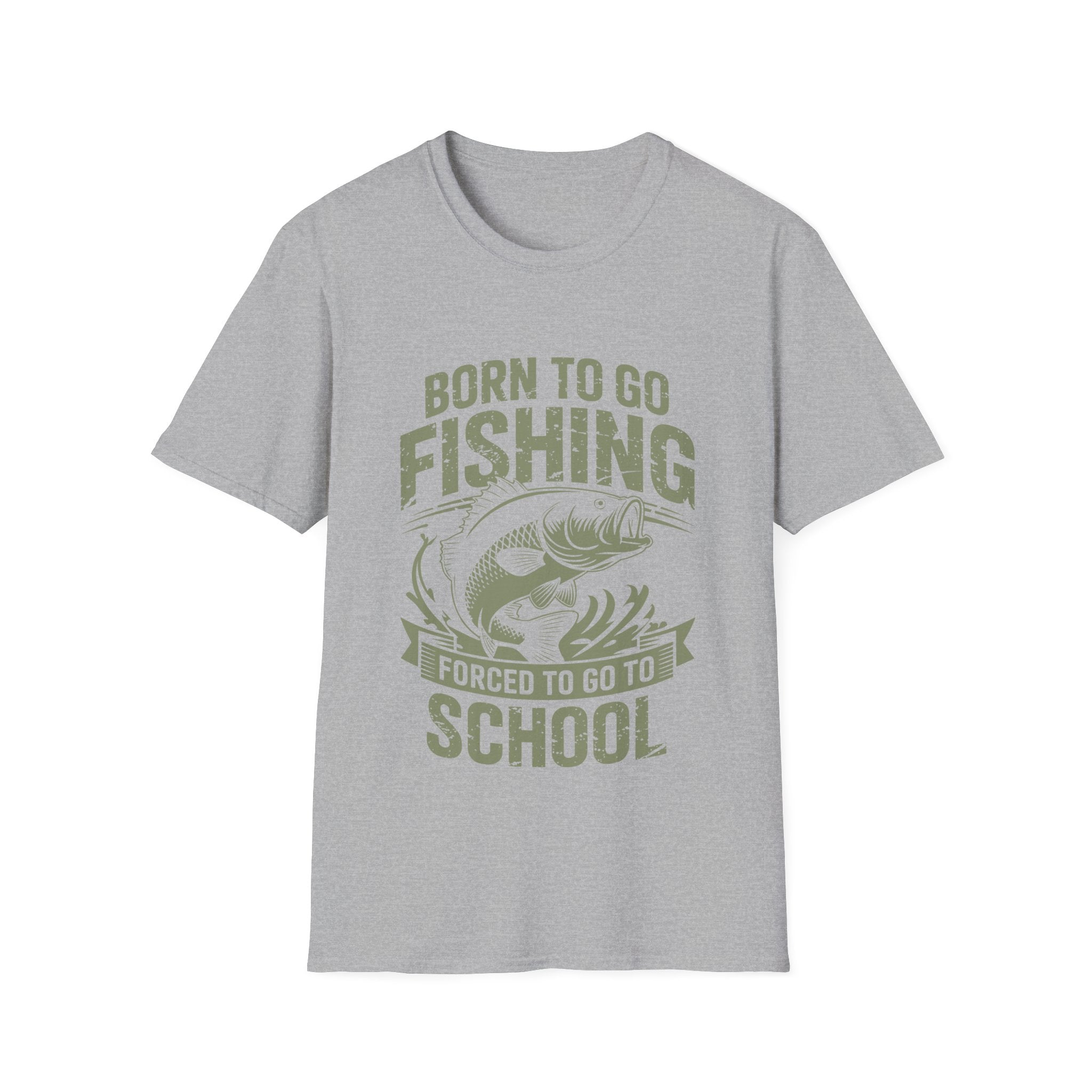 Born To Fish Forced School T-Shirt