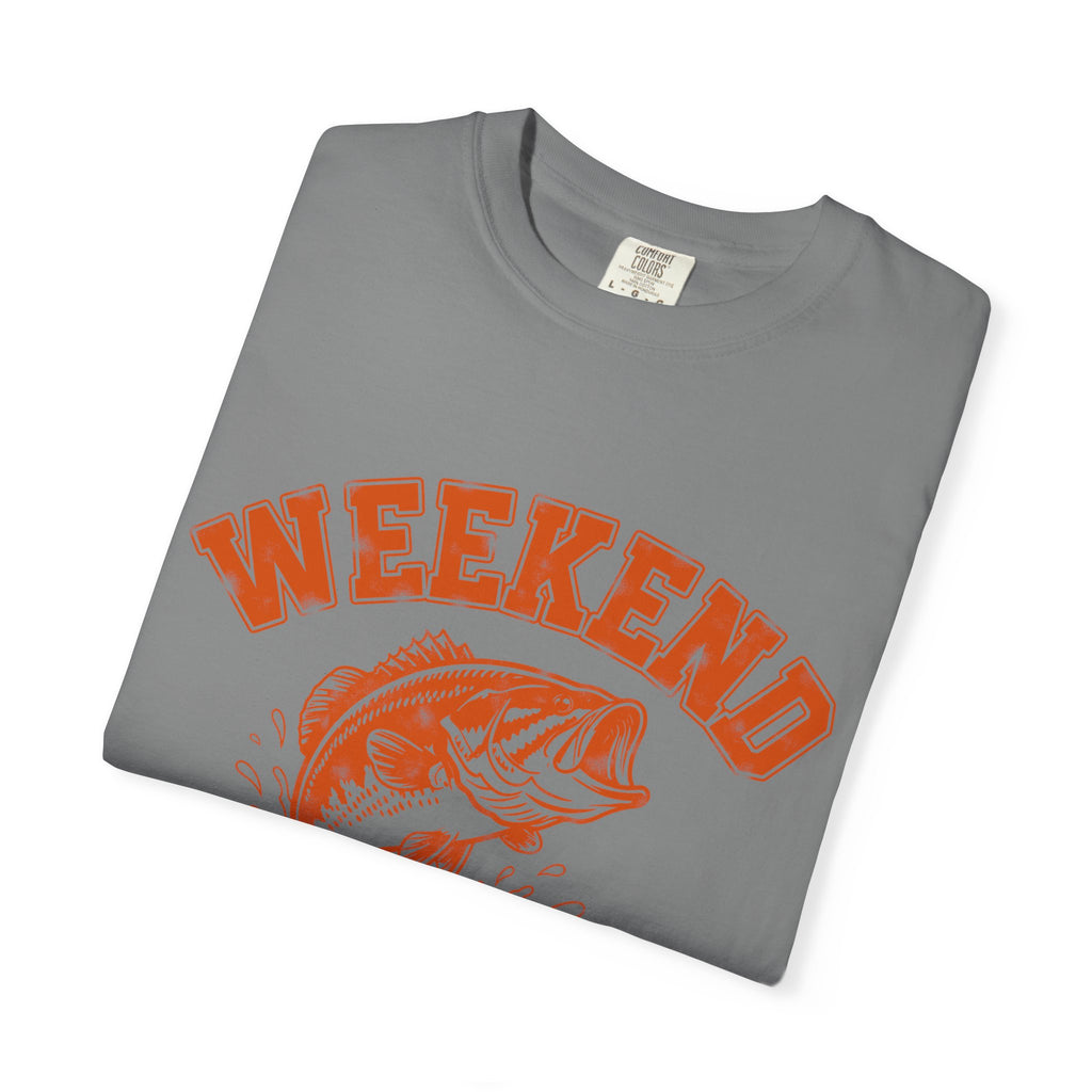 Weekend Hooker Fishing T-Shirt — Bass Graphic Tee for Anglers