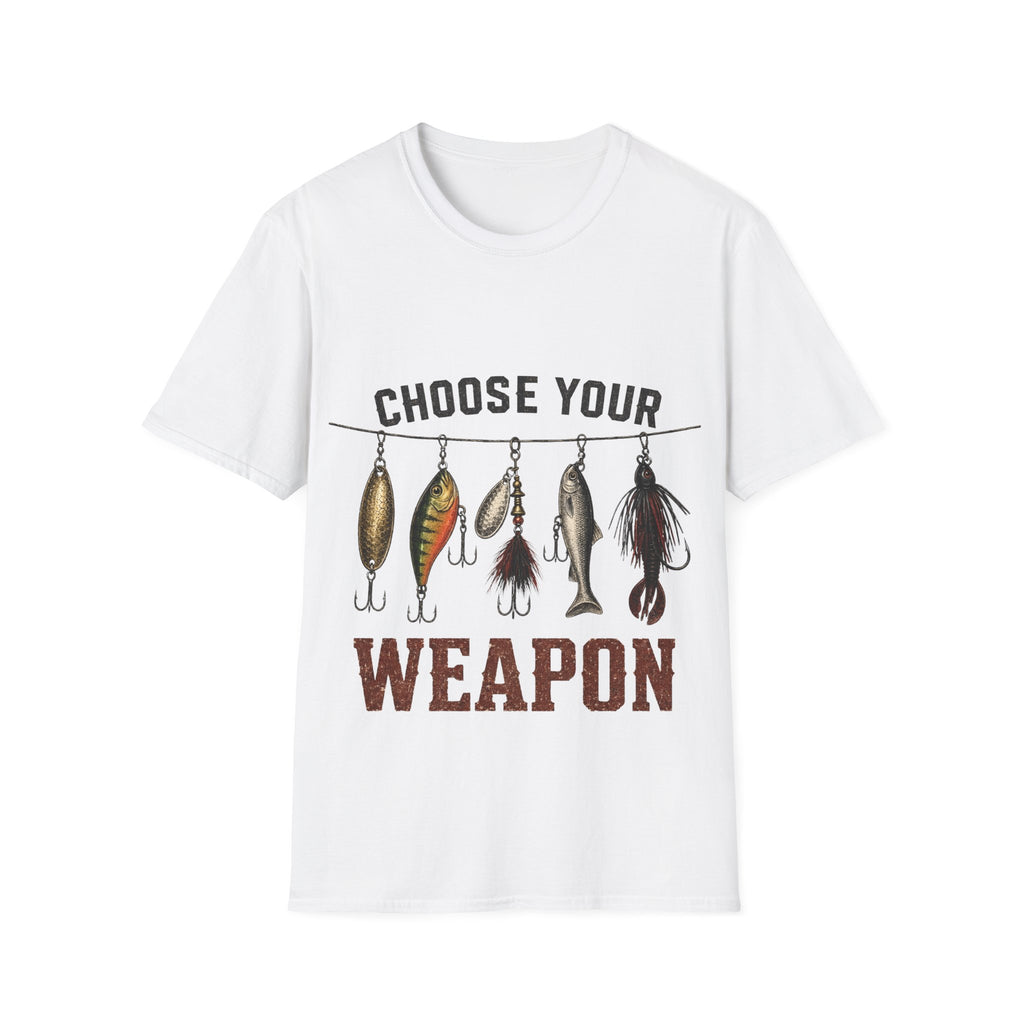 Choose Your Weapon Fishing T-Shirt