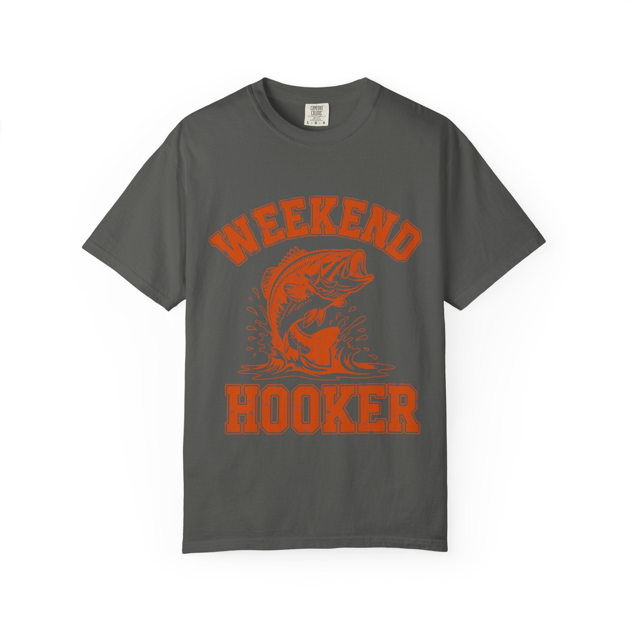 Weekend Hooker Fishing T-Shirt — Bass Graphic Tee for Anglers