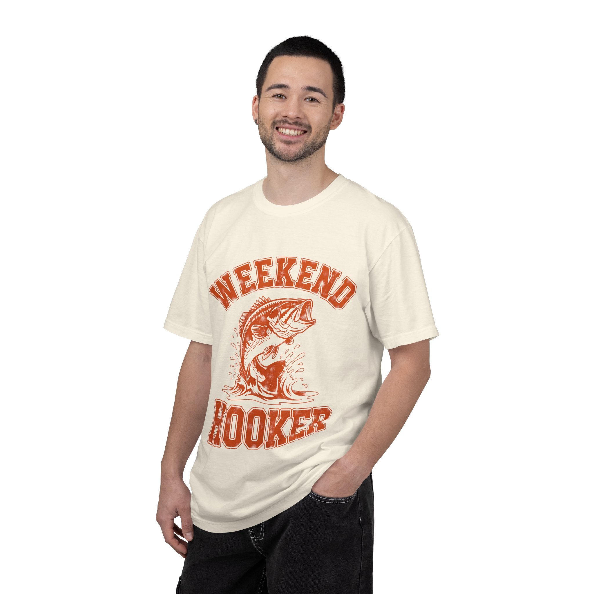 Weekend Hooker Fishing T-Shirt — Bass Graphic Tee for Anglers