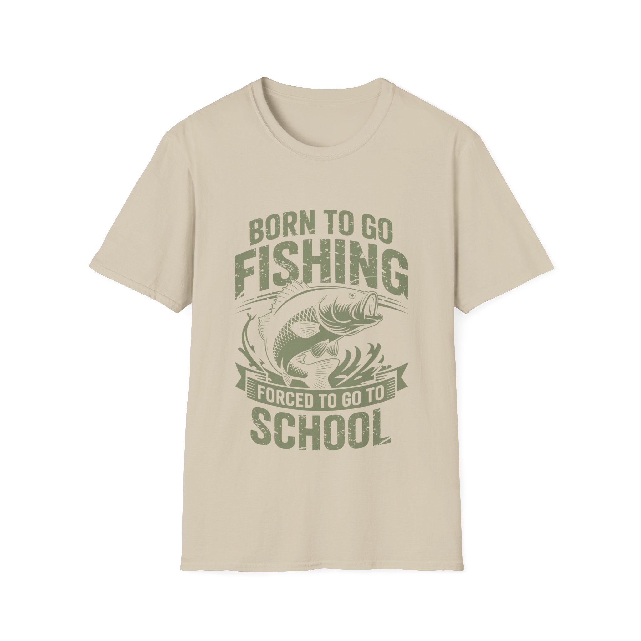 Born To Fish Forced School T-Shirt