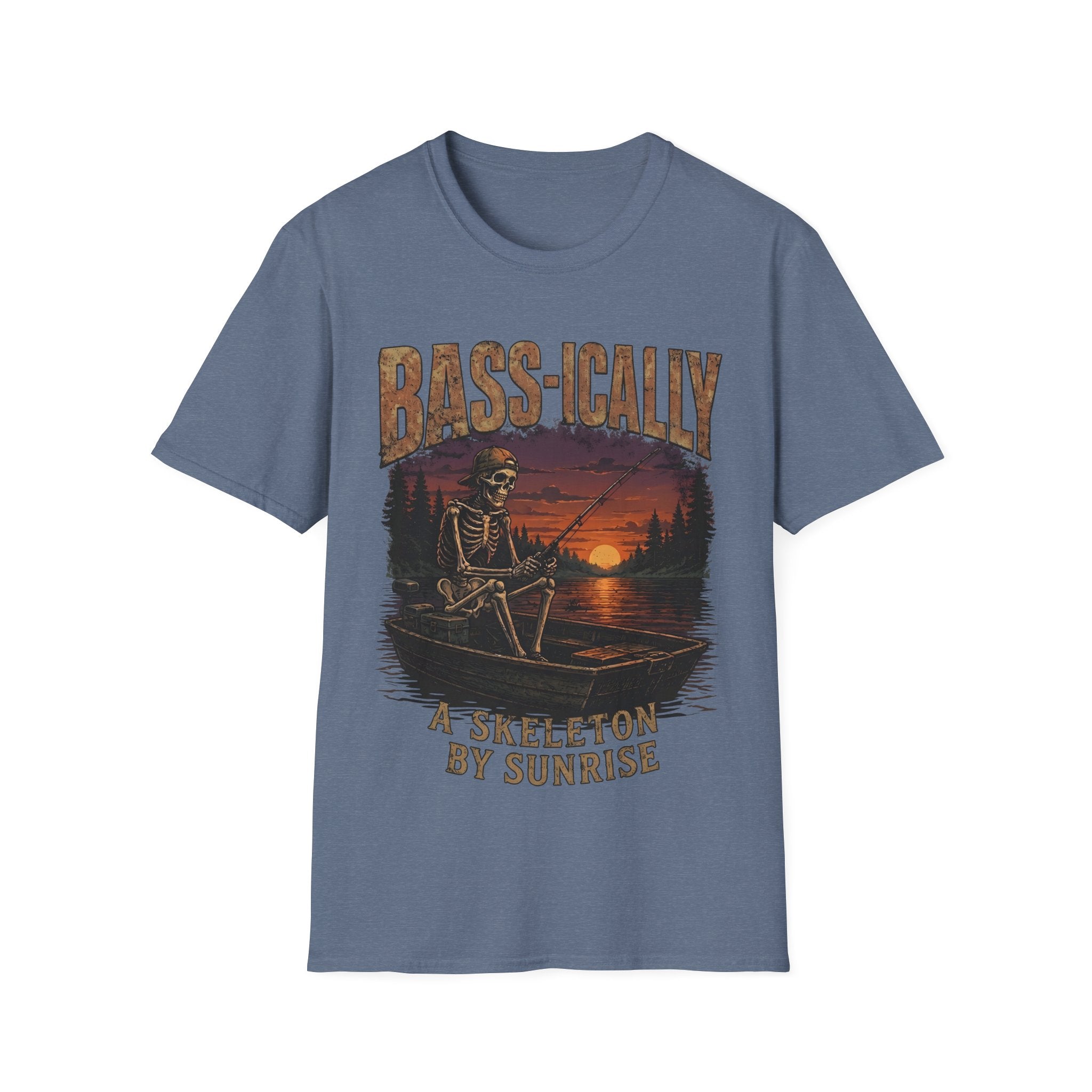 Bass-ically A Skeleton By Sunrise T-Shirt