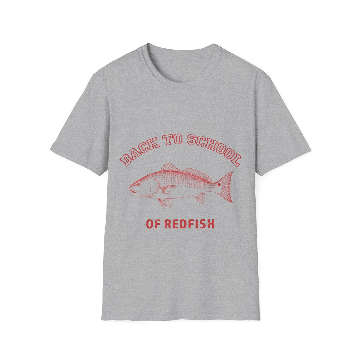 Back to School of Redfish T-Shirt - Fishing Apparel