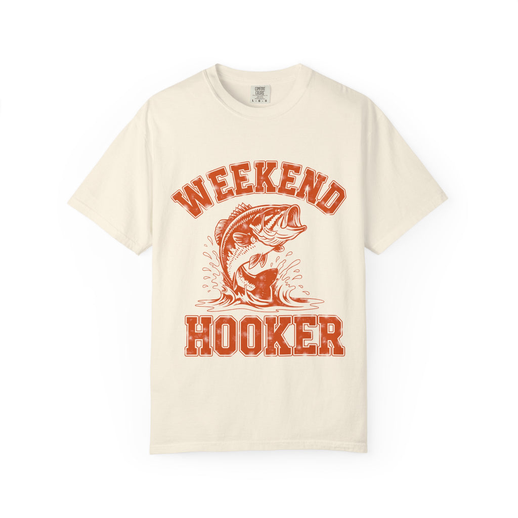 Weekend Hooker Fishing T-Shirt — Bass Graphic Tee for Anglers