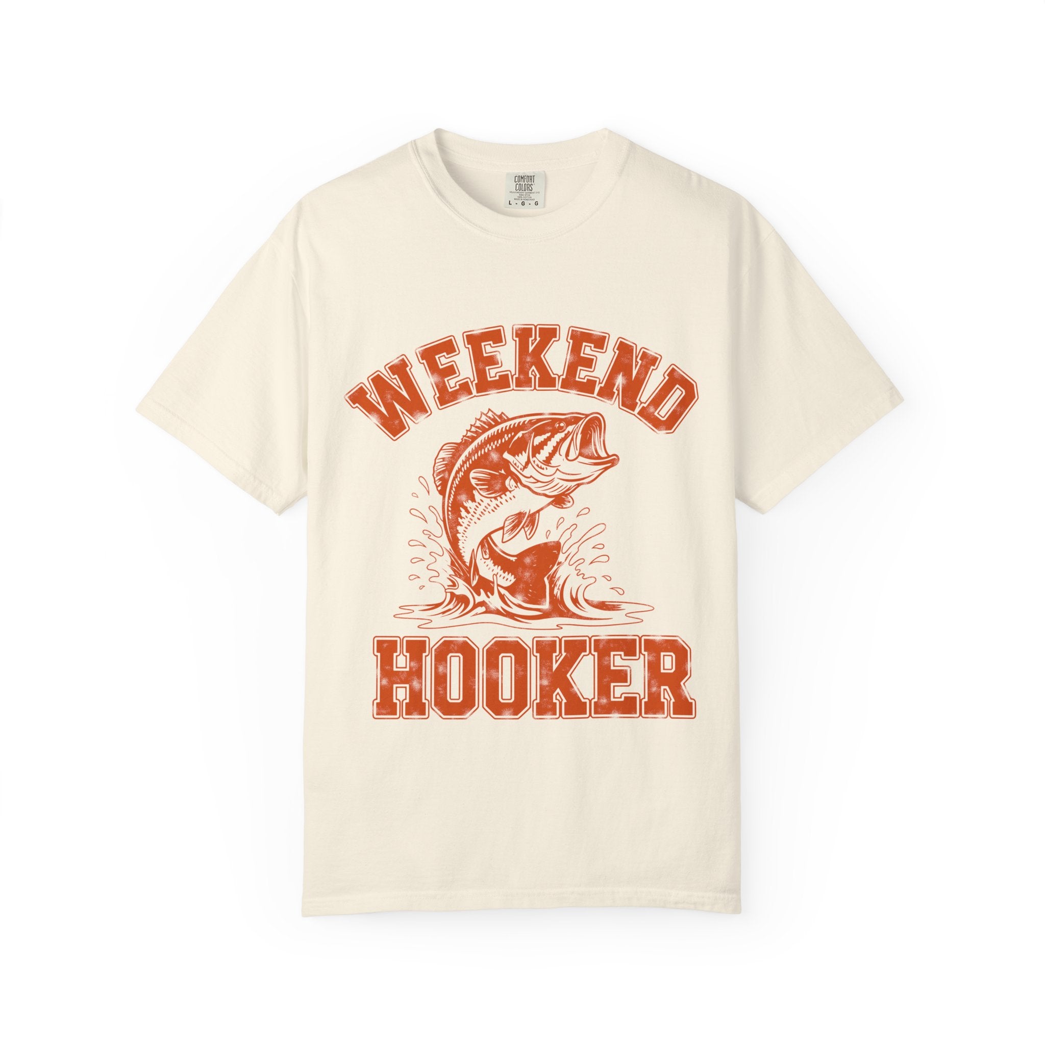 Weekend Hooker Fishing T-Shirt — Bass Graphic Tee for Anglers