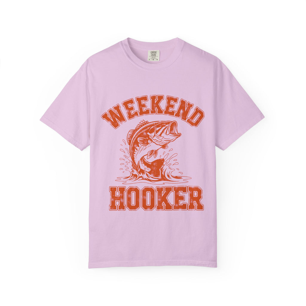 Weekend Hooker Fishing T-Shirt — Bass Graphic Tee for Anglers