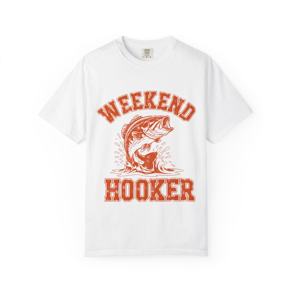 Weekend Hooker Fishing T-Shirt — Bass Graphic Tee for Anglers