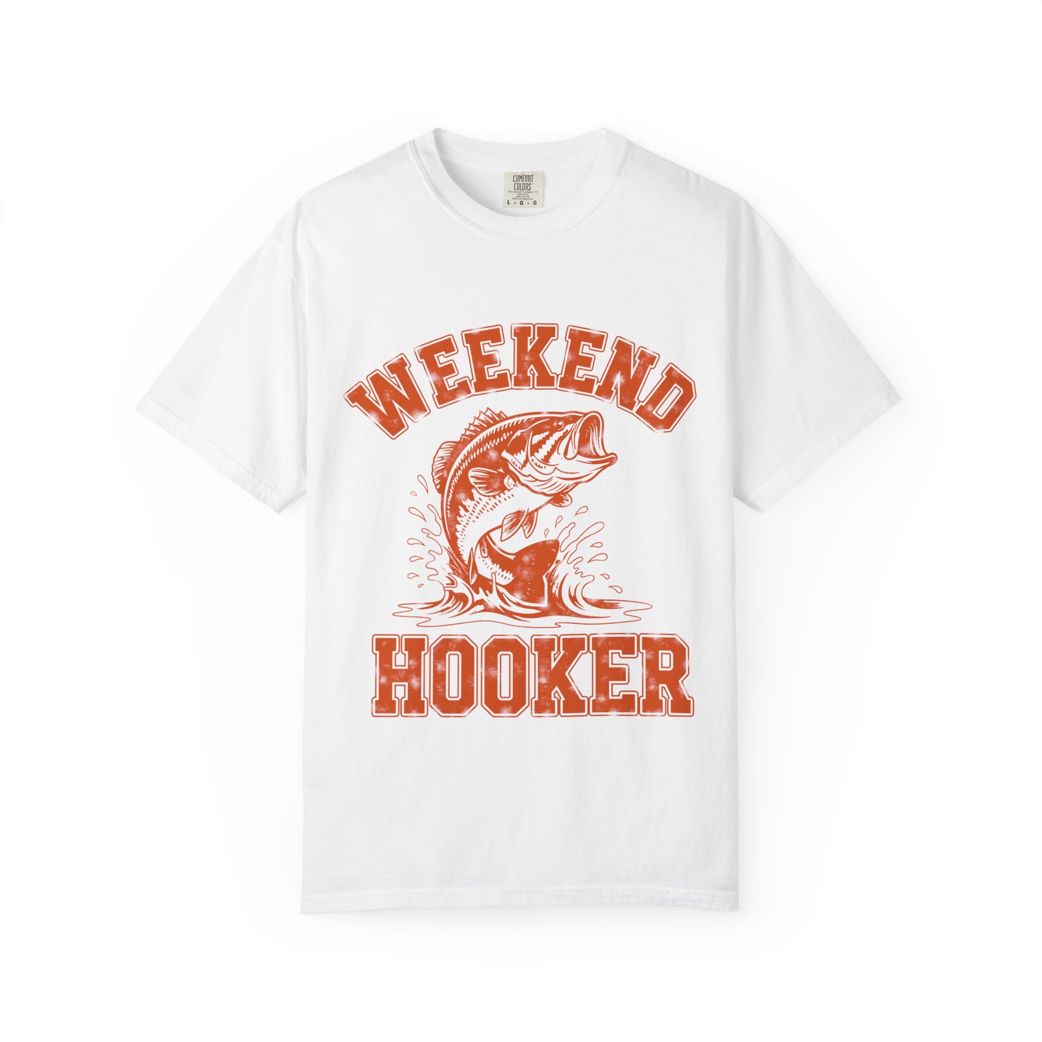 Weekend Hooker Fishing T-Shirt — Bass Graphic Tee for Anglers