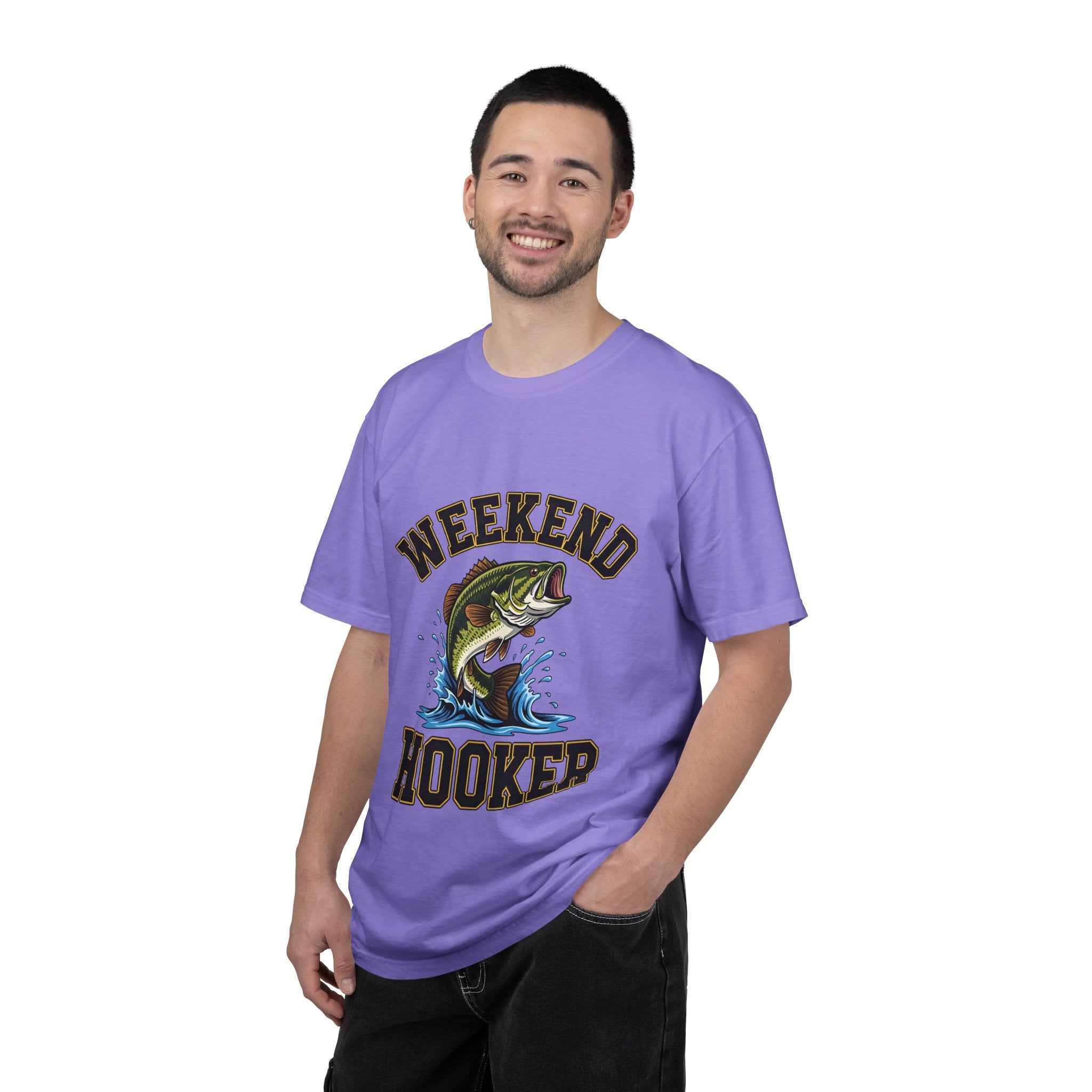 Weekend Hooker Fishing T-Shirt — Bass Graphic Tee for Anglers