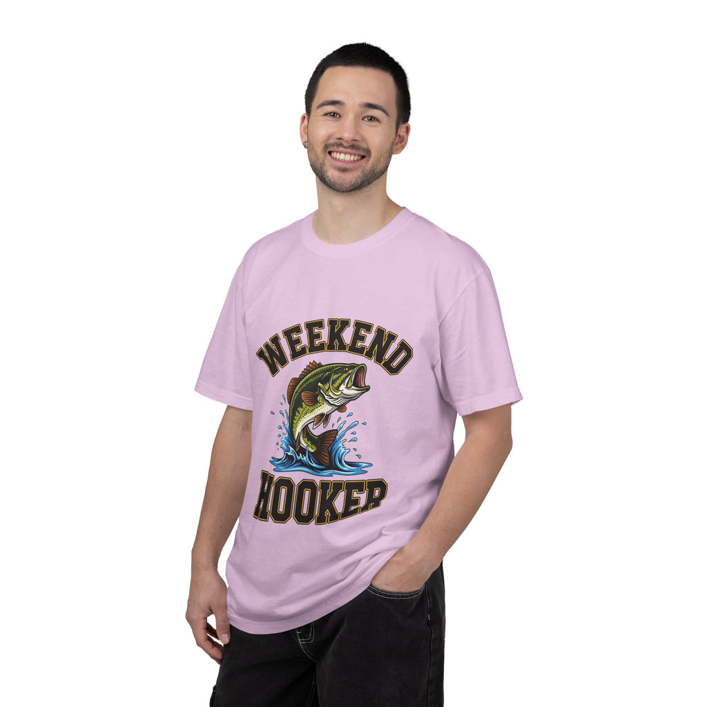 Weekend Hooker Fishing T-Shirt — Bass Graphic Tee for Anglers