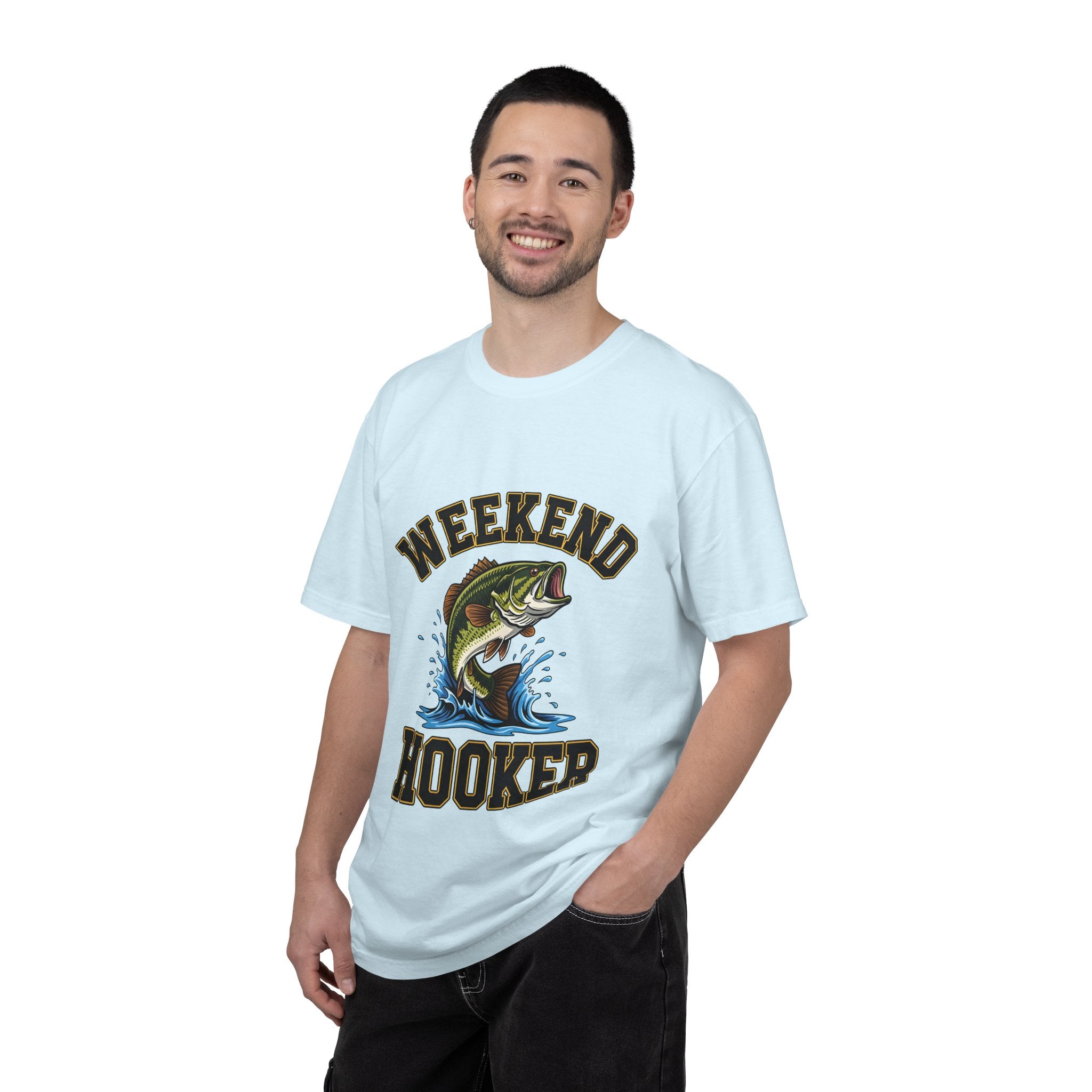 Weekend Hooker Fishing T-Shirt — Bass Graphic Tee for Anglers