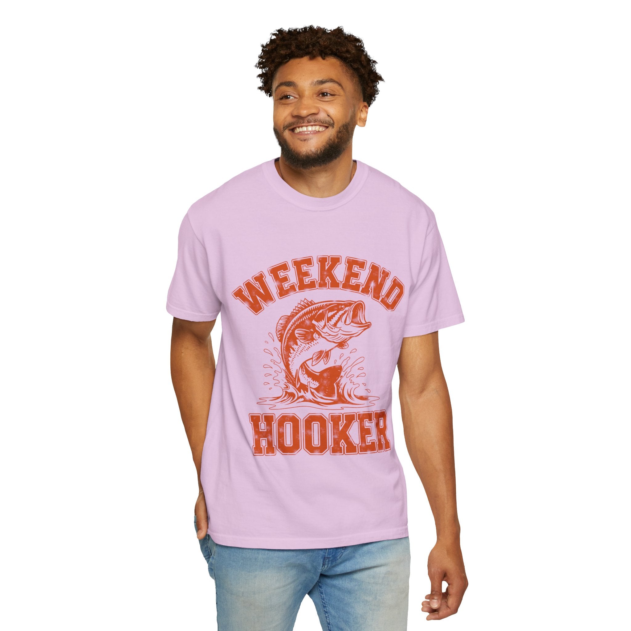Weekend Hooker Fishing T-Shirt — Bass Graphic Tee for Anglers