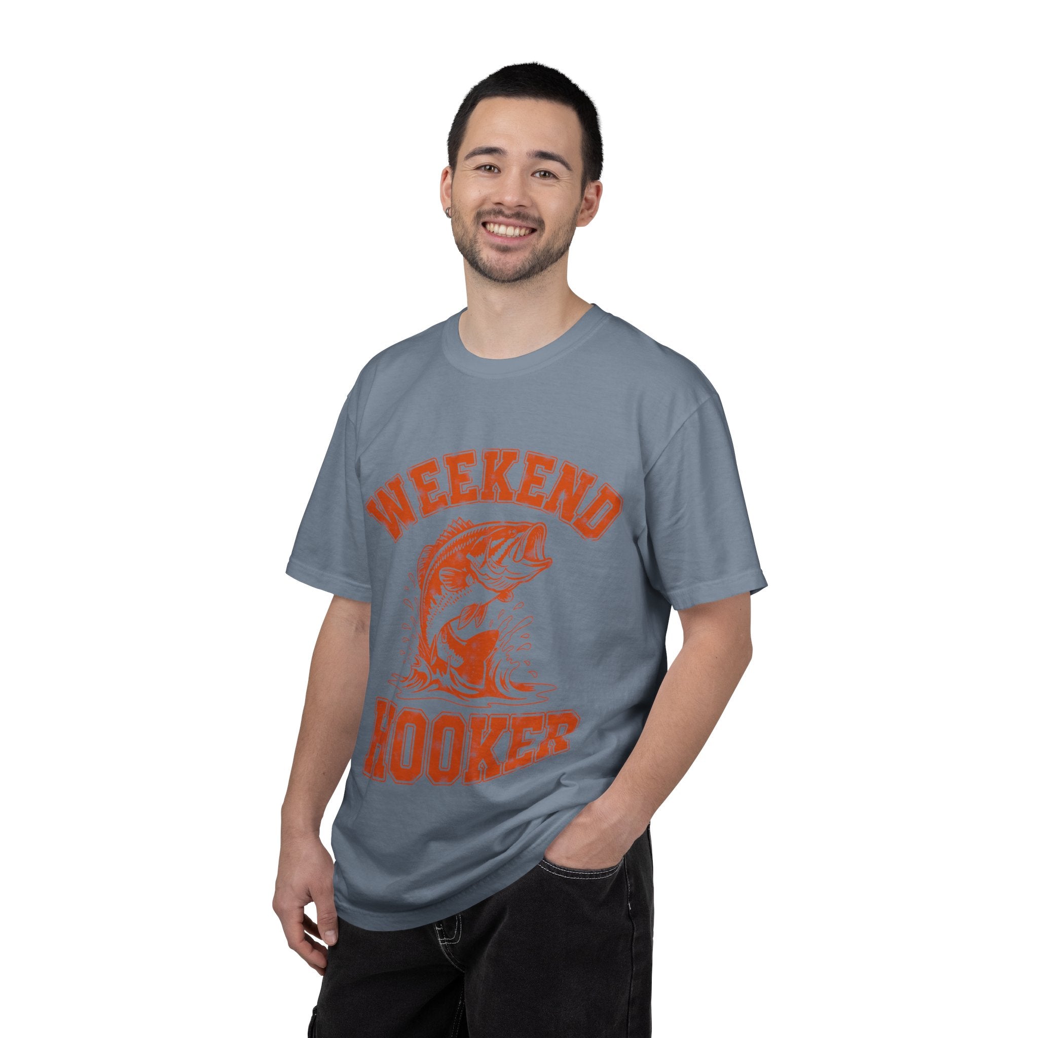 Weekend Hooker Fishing T-Shirt — Bass Graphic Tee for Anglers