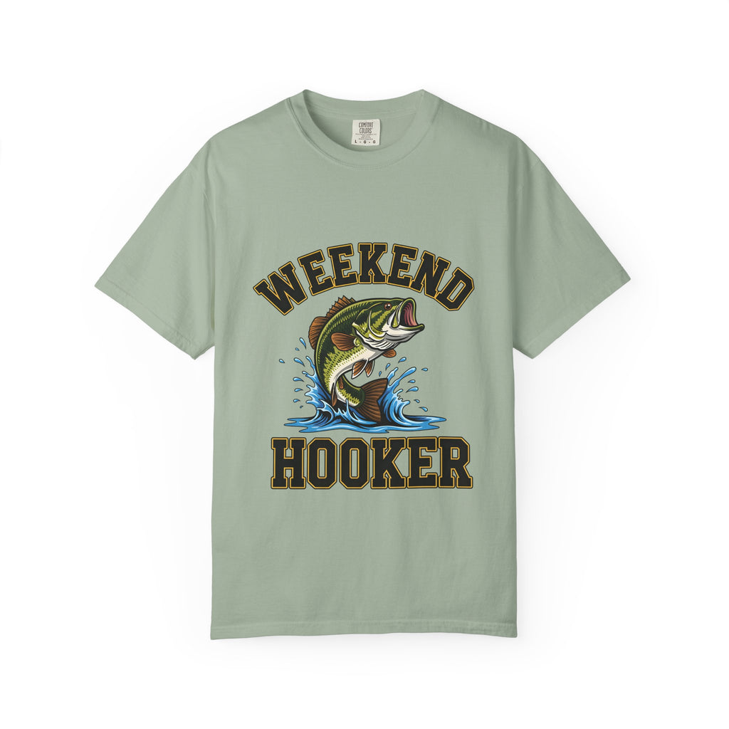 Weekend Hooker Fishing T-Shirt — Bass Graphic Tee for Anglers